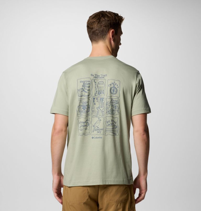 Kettle River T-Shirt mit Rücken-Grafik für Männer, Color: Safari, Trailguide Icons, image 1