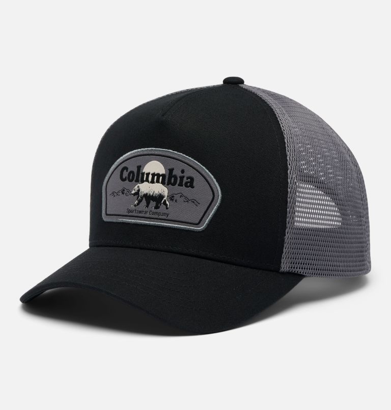 Unisex Road Ready Snap Back, Color: Black, City Grey, Bear Roam, image 1