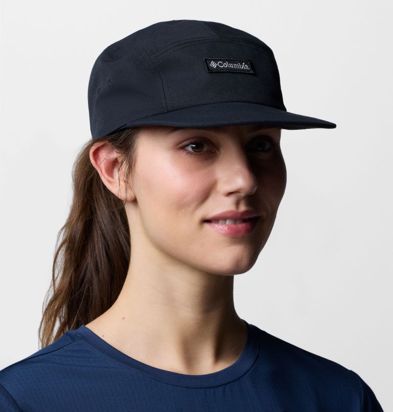 Unisex Creek Side 5 Panel Hat, Color: Black, image 4