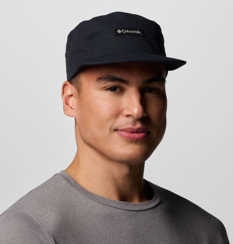 Unisex Creek Side 5 Panel Hat, Color: Black, image 2