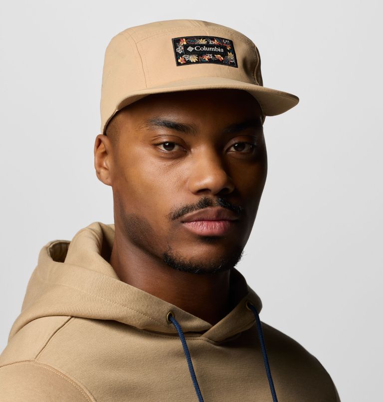 Unisex Creek Side 5 Panel Hat, Color: Canoe, Pasteled Graphic, image 2
