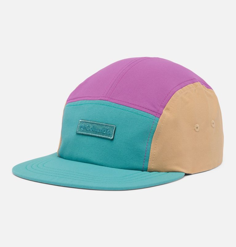 Unisex Creek Side 5 Panel Hat, Color: Teal, Razzle, Canoe, image 1