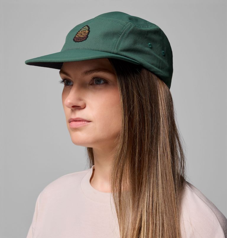 Creek Side 5 Panel Hat, Color: Rain Forest, Pinecone, image 3