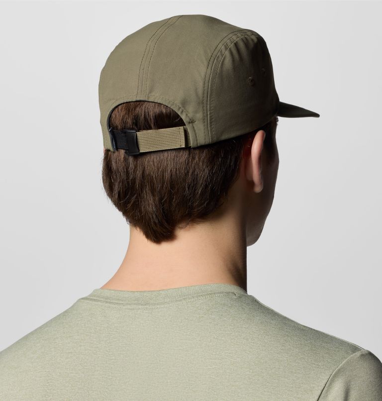 Creek Side 5 Panel Hat, Color: Stone Green, Pasteled Graphic, image 4