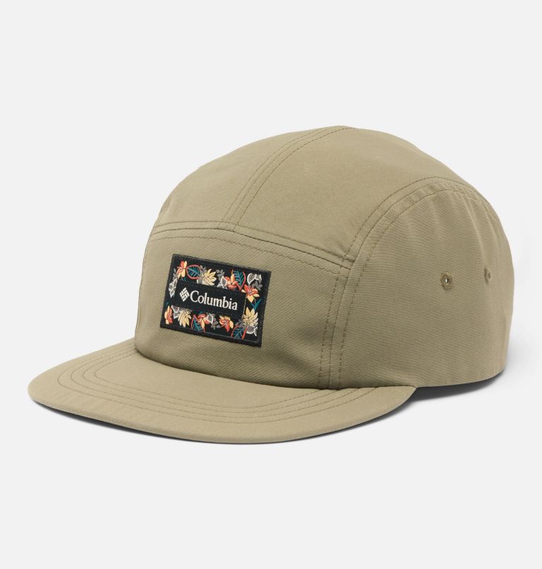 Creek Side 5 Panel Hat, Color: Stone Green, Pasteled Graphic, image 1