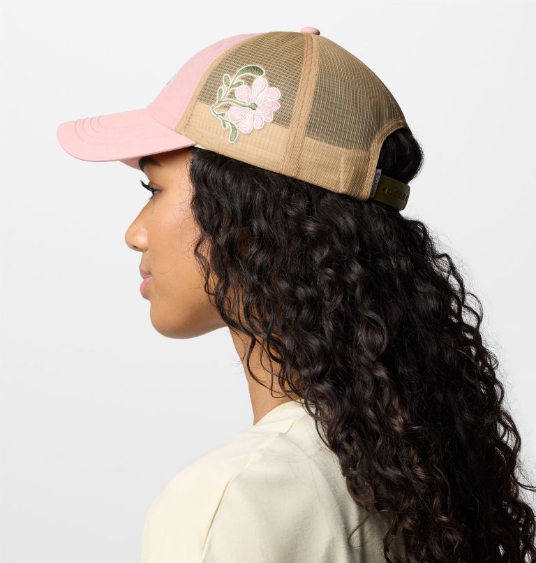 Women's Wells Ridge Women's Trucker Hat, Color: Eraser Pink, image 3