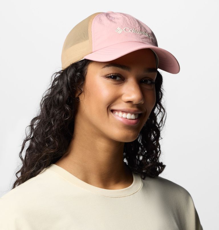 Women's Wells Ridge Women's Trucker Hat, Color: Eraser Pink, image 2