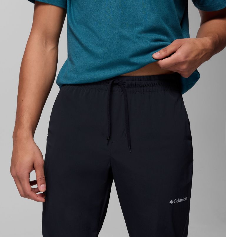 Men's Columbia Tech Nylon Trousers, Color: Black, image 5
