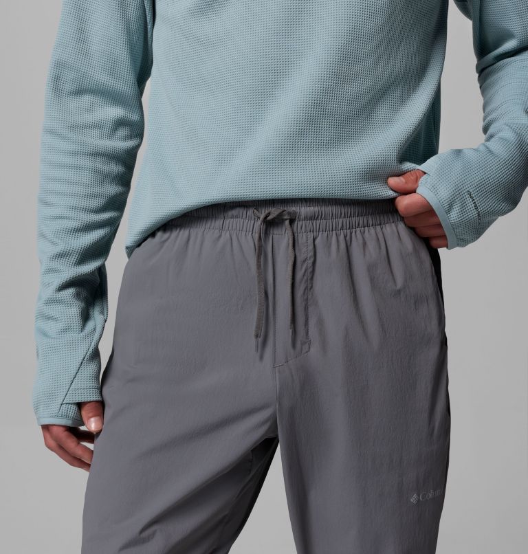 Columbia Tech Nylon Pant, Color: City Grey, Black, image 5