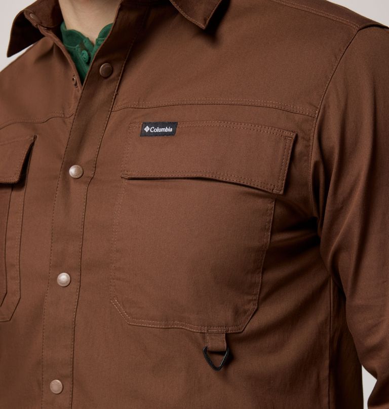 Men's Landroamer Twill Long Sleeve Shirt, Color: Tobacco, image 7