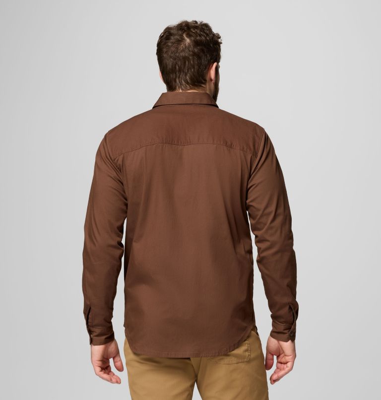Men's Landroamer Twill Long Sleeve Shirt, Color: Tobacco, image 3