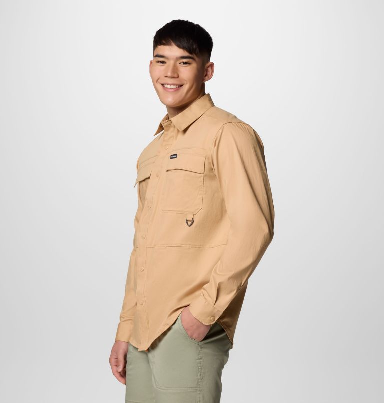 Men's Landroamer Twill Long Sleeve Shirt, Color: Canoe, image 4