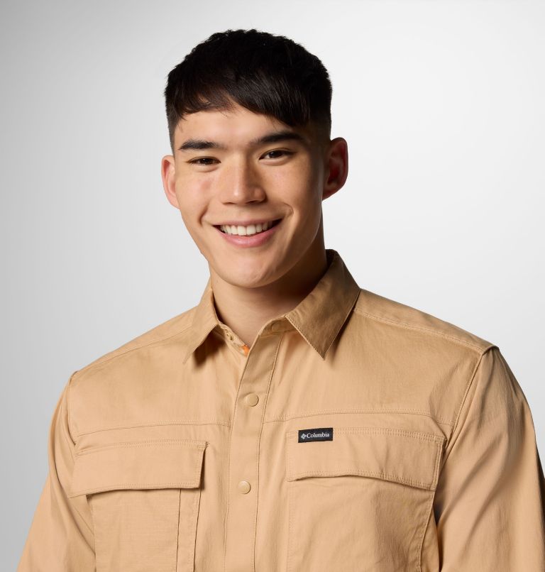 Men's Landroamer Twill Long Sleeve Shirt, Color: Canoe, image 5