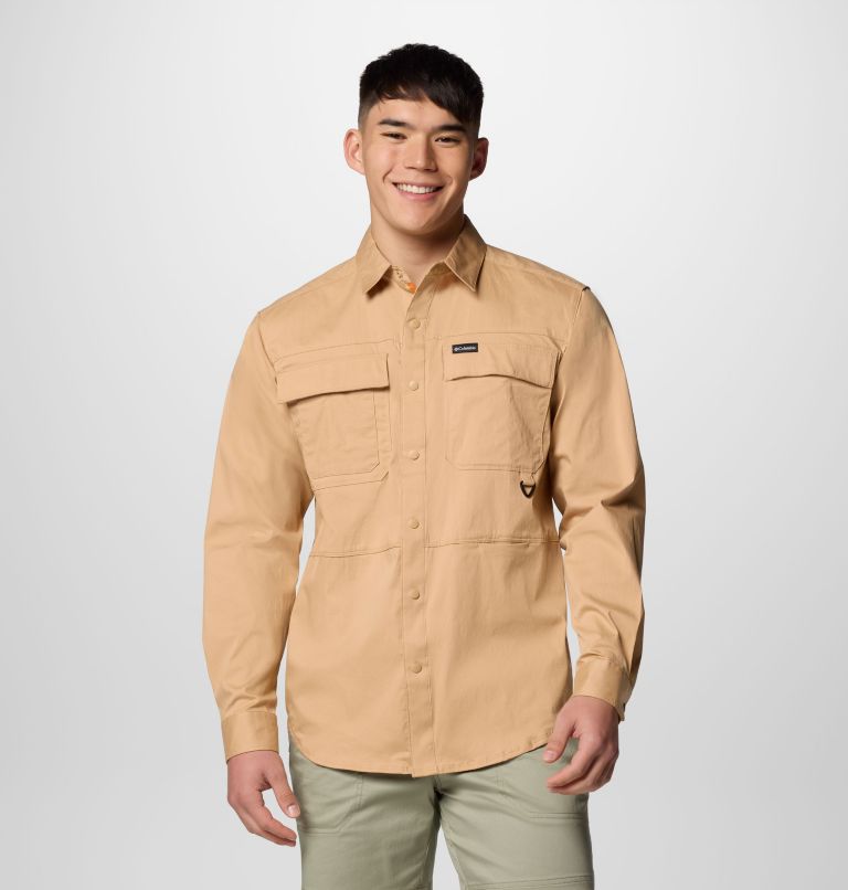 Men's Landroamer Twill Long Sleeve Shirt, Color: Canoe, image 1