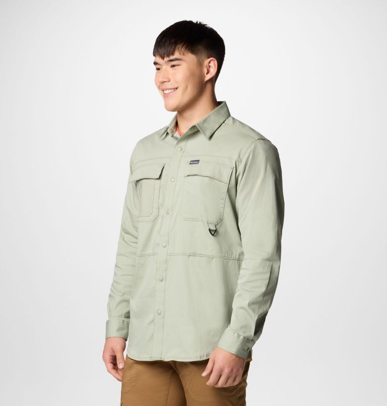 Men's Landroamer Twill Long Sleeve Shirt, Color: Safari, image 4