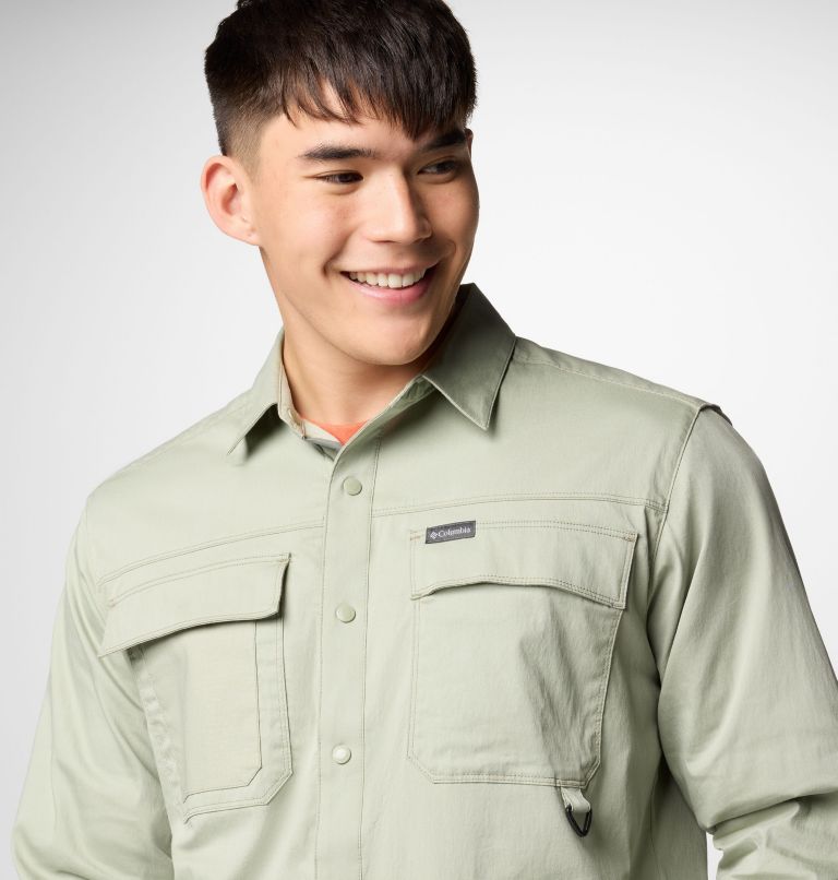 Men's Landroamer Twill Long Sleeve Shirt, Color: Safari, image 5