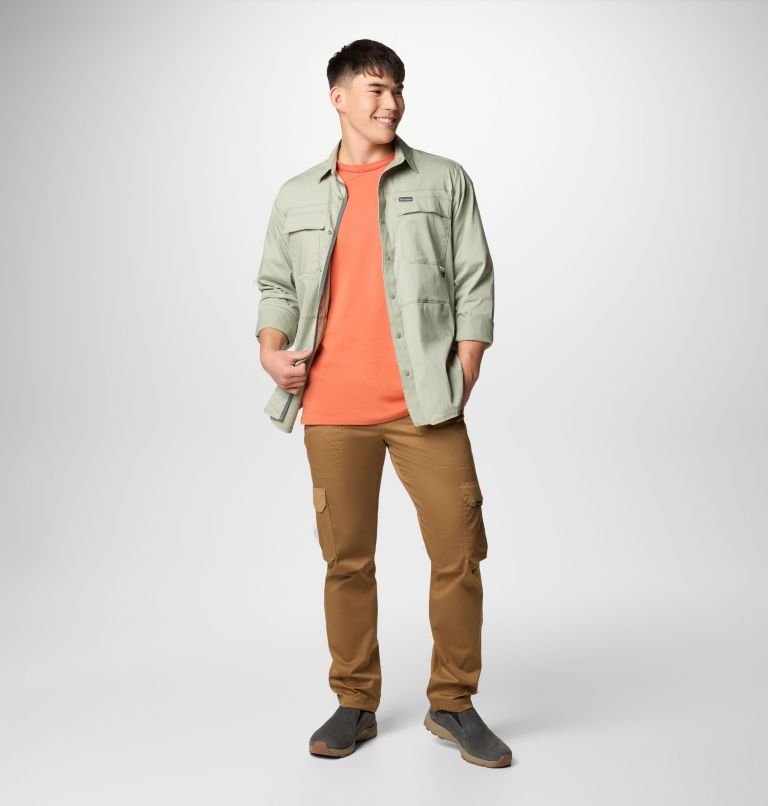 Men's Landroamer Twill Long Sleeve Shirt, Color: Safari, image 2