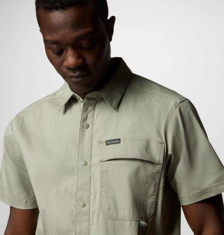 Camicia a manica corta in twill Landroamer da uomo, Color: Safari, image 5