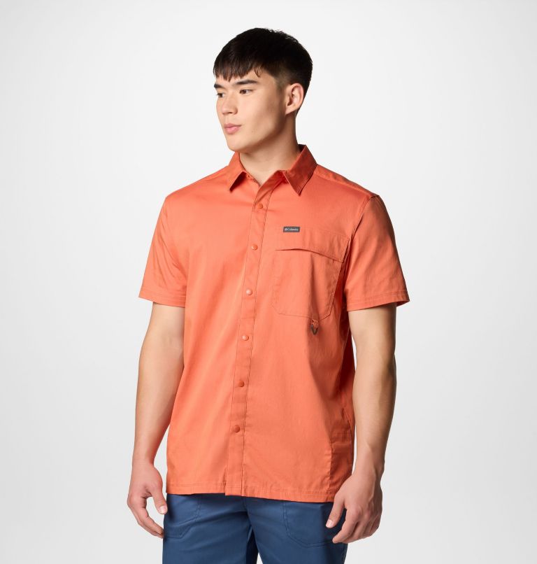 Men's Landroamer Twill Short Sleeve Shirt, Color: Tuscan, image 4