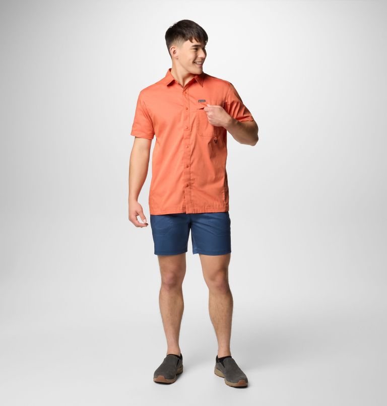 Men's Landroamer Twill Short Sleeve Shirt, Color: Tuscan, image 2