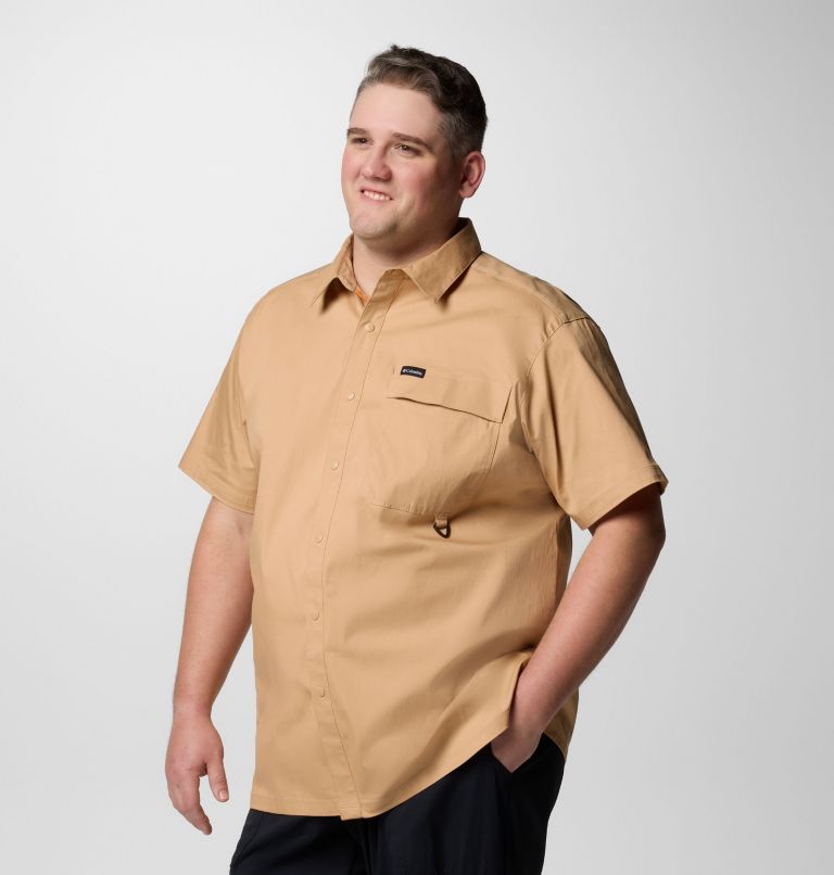Men's Landroamer Twill Short Sleeve Shirt - Extended Size, Color: Canoe, image 5