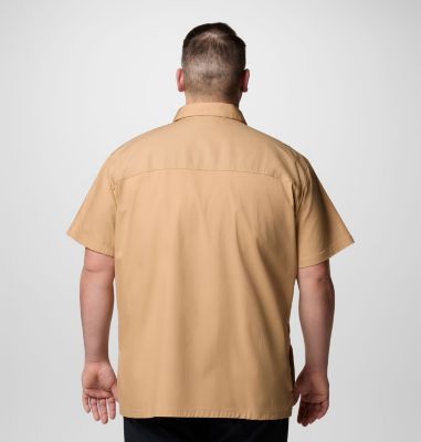 Men's Landroamer Twill Short Sleeve Shirt - Extended Size, Color: Canoe, image 4