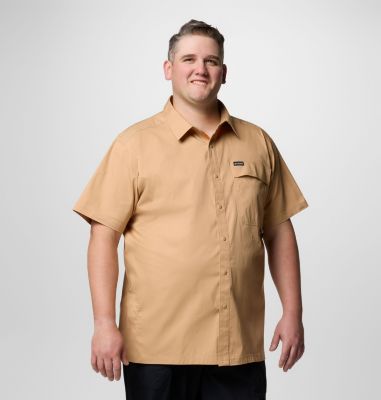 Men's Landroamer Twill Short Sleeve Shirt - Extended Size, Color: Canoe, image 3