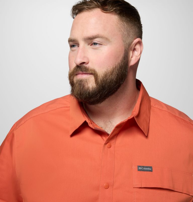 Men's Landroamer Twill Short Sleeve Shirt - Extended Size, Color: Tuscan, image 5