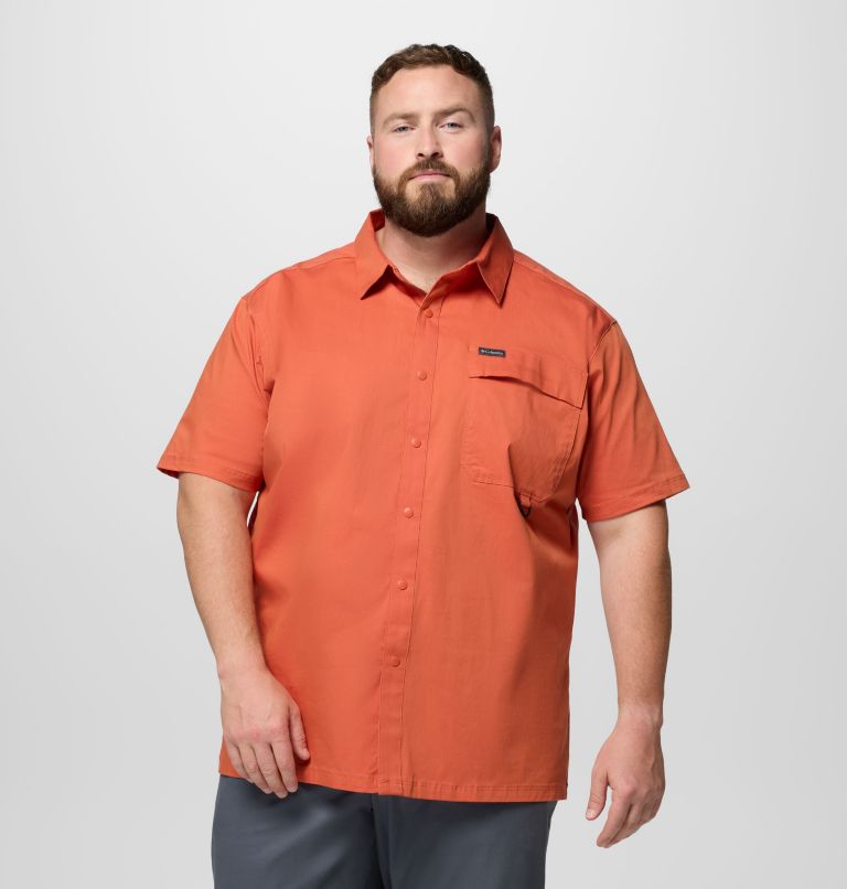 Men's Landroamer Twill Short Sleeve Shirt - Extended Size, Color: Tuscan, image 1