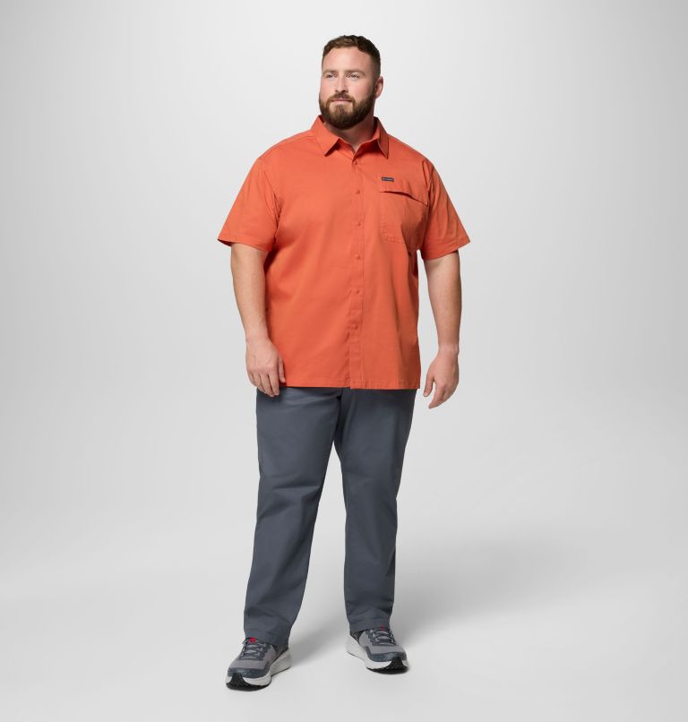 Men's Landroamer Twill Short Sleeve Shirt - Extended Size, Color: Tuscan, image 2