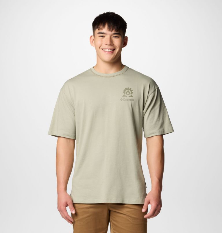 Men's Landroamer Short Sleeve Crew, Color: Safari, image 1