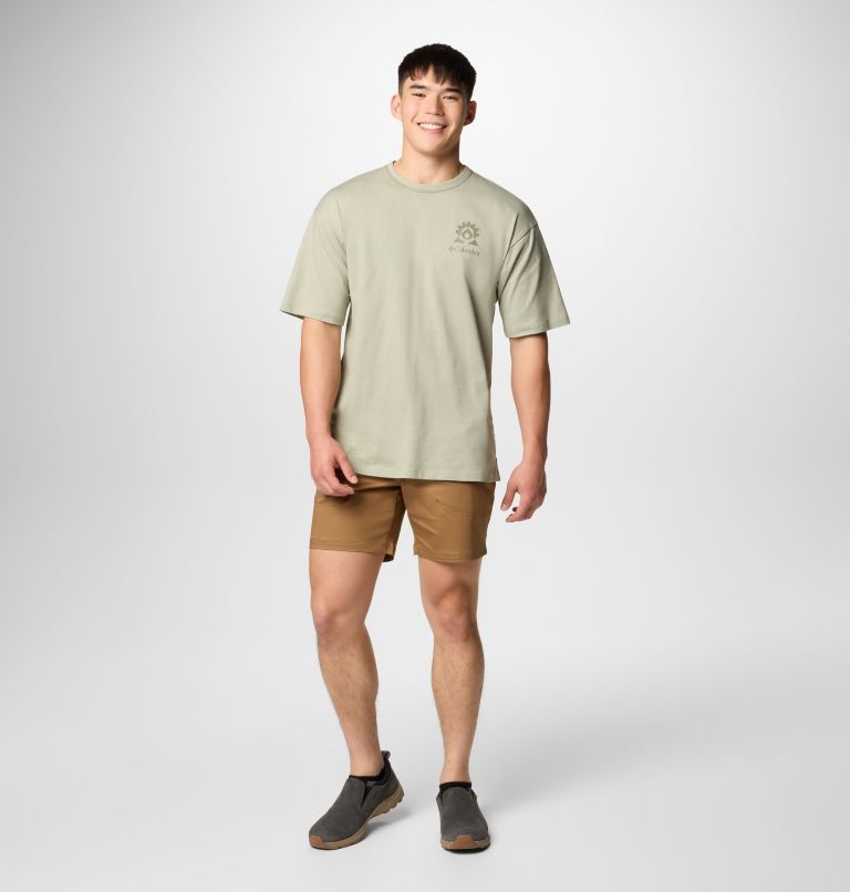 Men's Landroamer Short Sleeve Crew, Color: Safari, image 2
