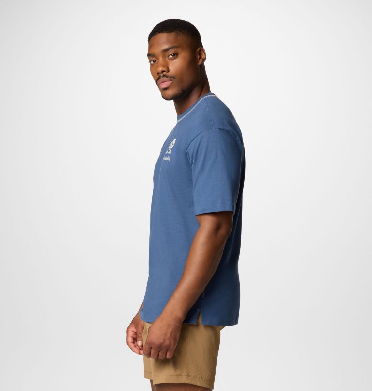 Men's Landroamer Short Sleeve Crew, Color: Dark Mountain, image 4