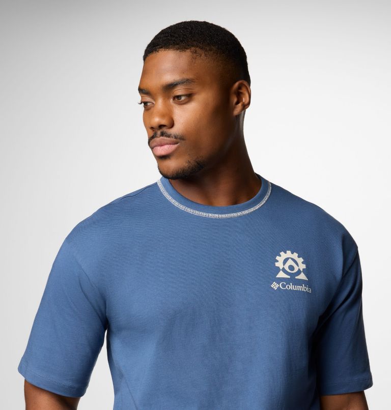 Men's Landroamer Short Sleeve Crew, Color: Dark Mountain, image 5