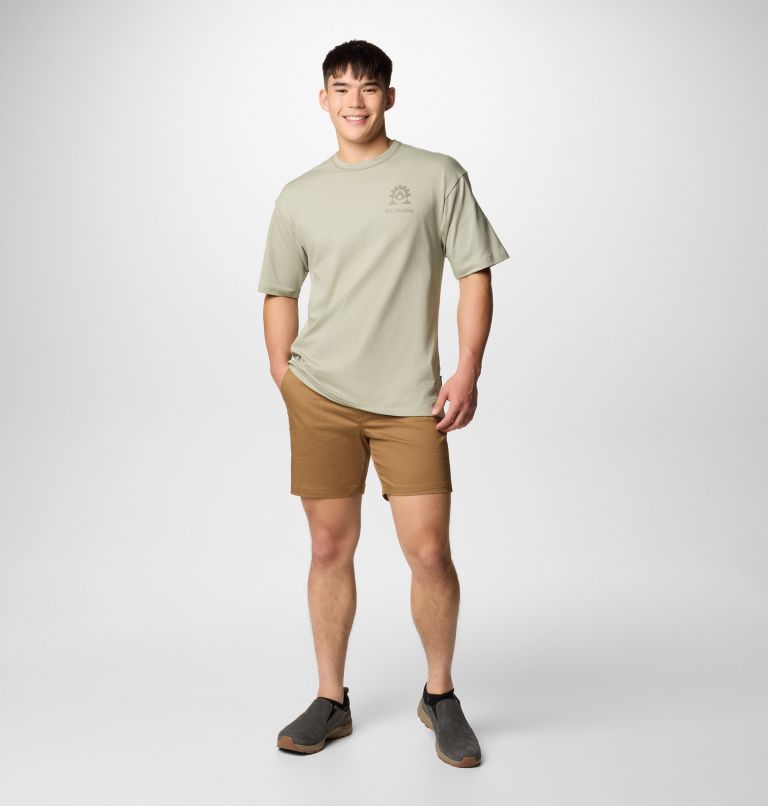 Men's Landroamer Twill Shorts, Color: Delta, image 2