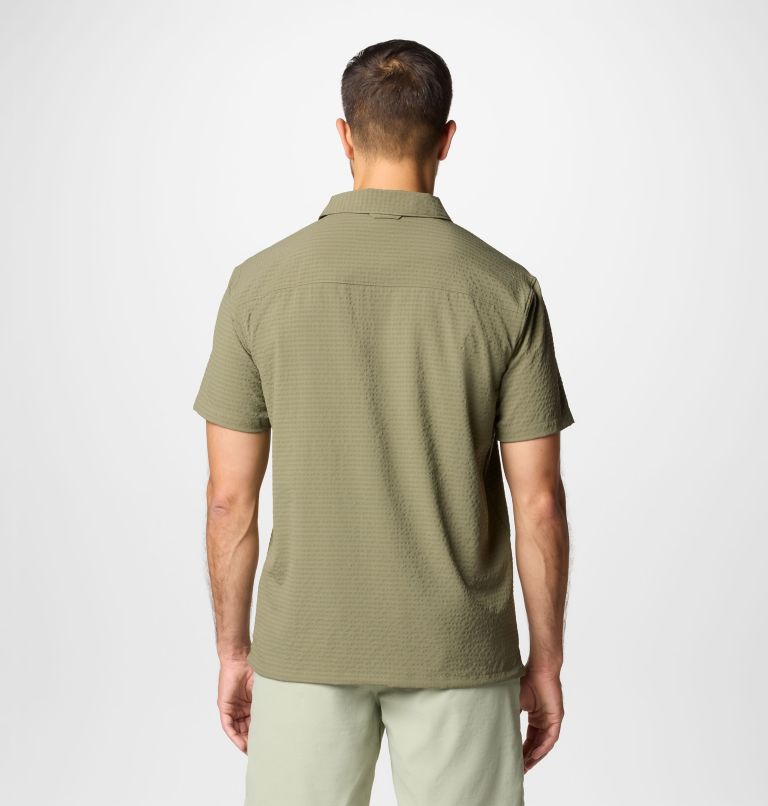 Men's Utilizer Short Sleeve Camp Shirt, Color: Stone Green, image 3