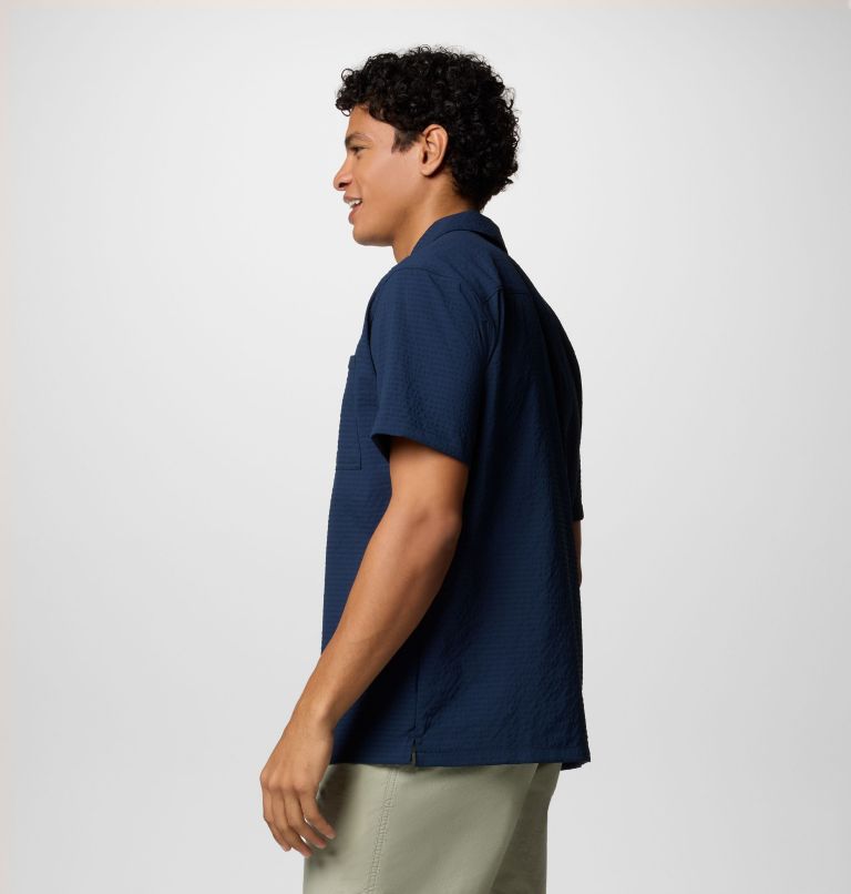 Men's Utilizer Short Sleeve Camp Shirt, Color: Collegiate Navy, image 4