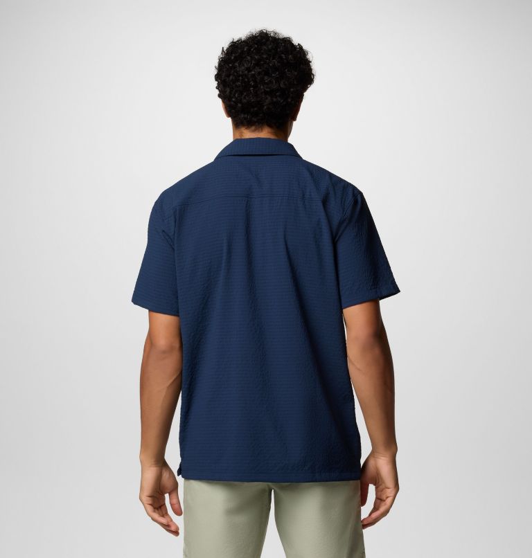 Men's Utilizer Short Sleeve Camp Shirt, Color: Collegiate Navy, image 3