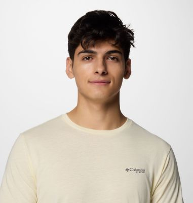 T-shirt tecnica stampata PFG Uncharted da uomo, Color: Lemon Wash Heather, PFG Gear Gator, image 8