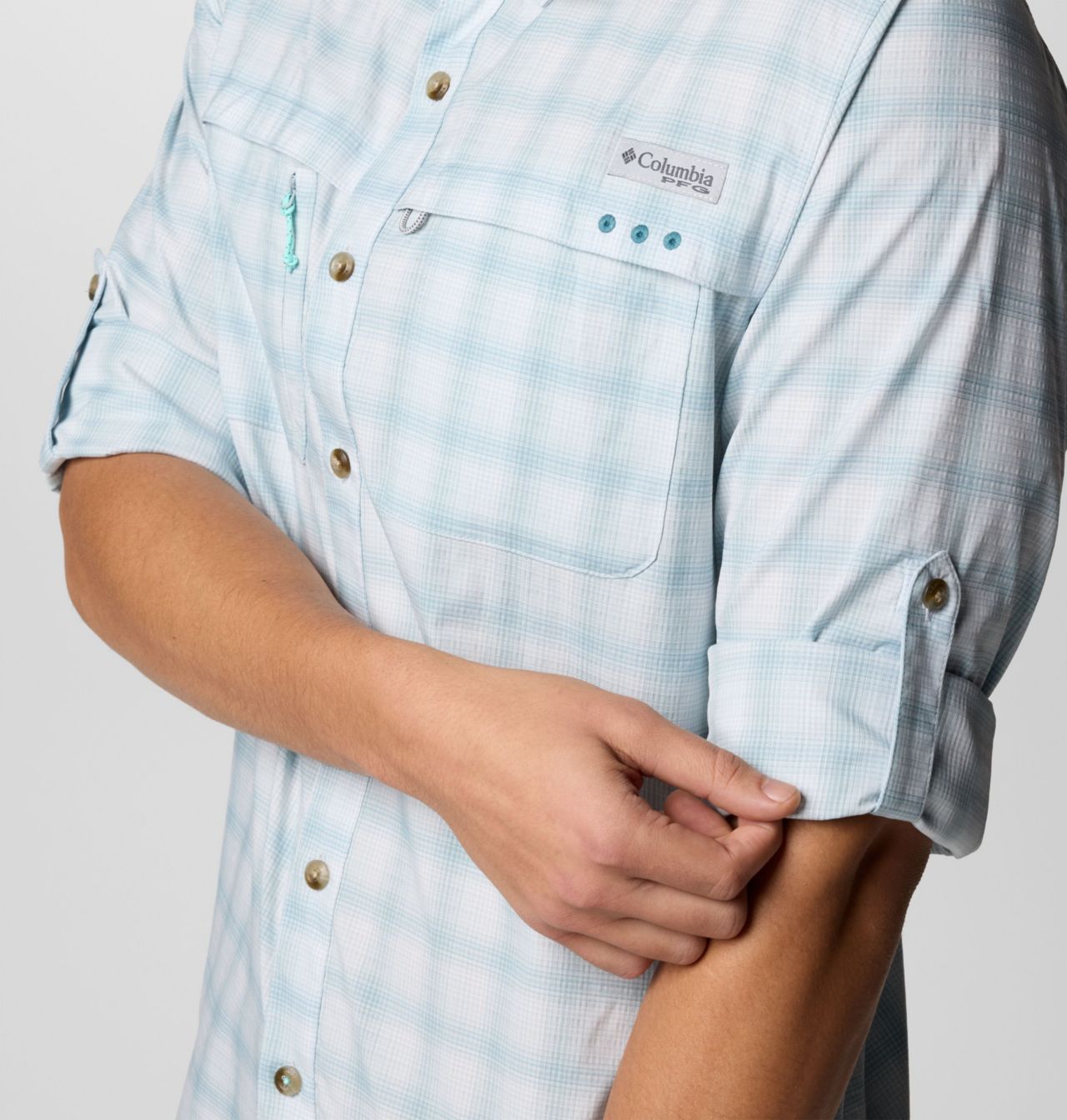 Men's PFG Wild Cast™ Performance Yarn Dye Long Sleeve Shirt 7