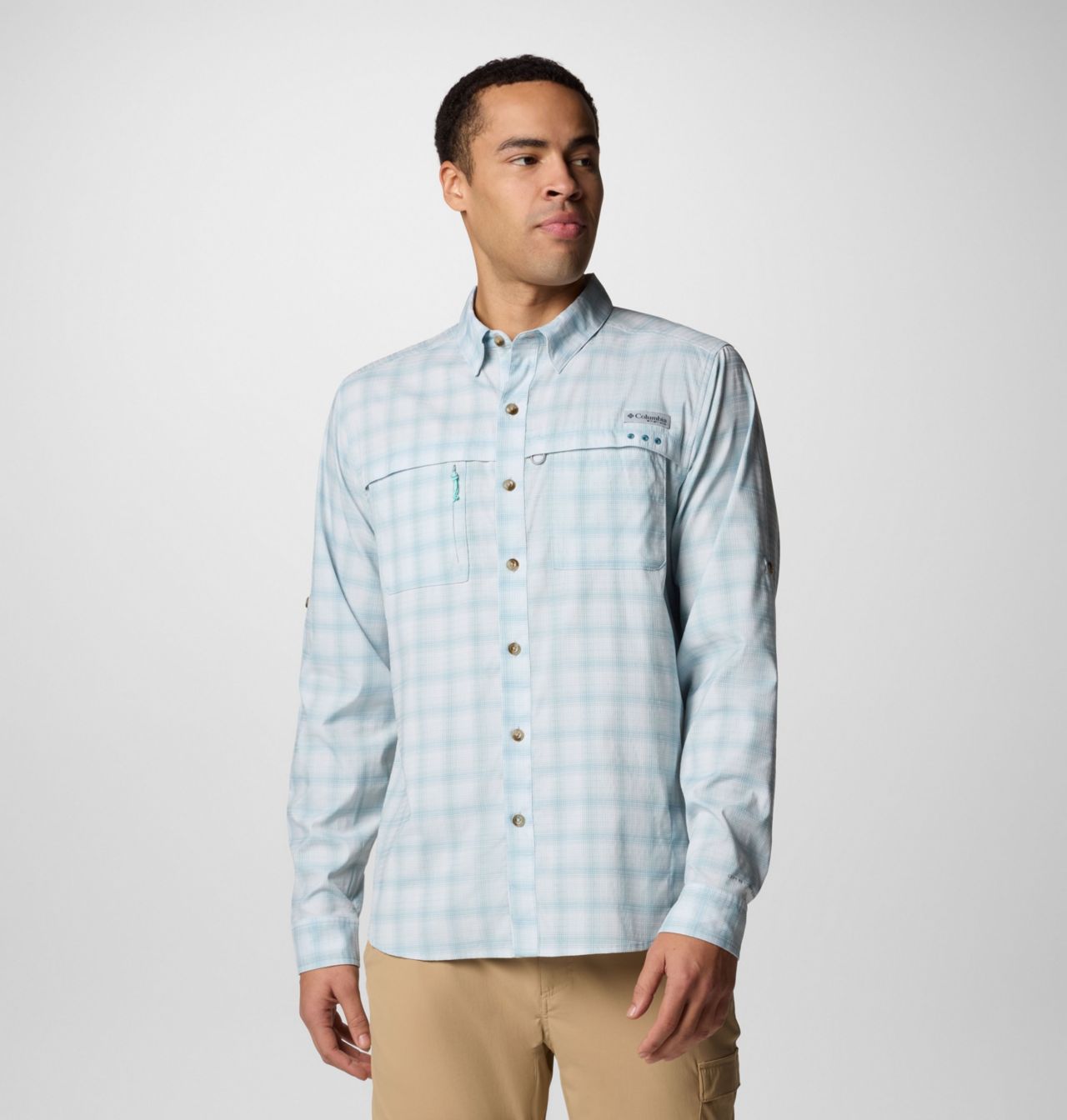 Men's PFG Wild Cast™ Performance Yarn Dye Long Sleeve Shirt 1