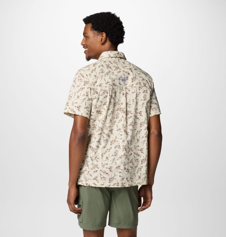Camicia a manica corta Wild Cast Camp da uomo, Color: Stone Huntfish, image 2