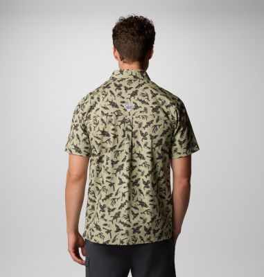 Camicia a manica corta Wild Cast Camp da uomo, Color: Smokey Sage Huntfish, image 7