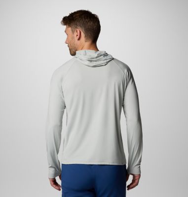 Men's Wild Cast Sun Hoodie, Color: Cool Grey, image 3