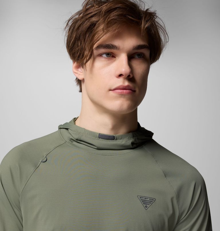 Men's Wild Cast Sun Hoodie, Color: Cypress, image 5