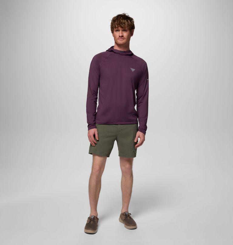 Men's Wild Cast Sun Hoodie, Color: Dusty Purple, image 2