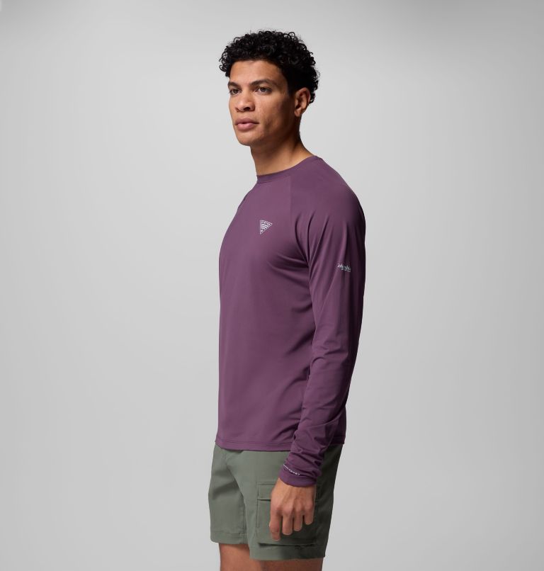 Men's PFG Wild Cast Sun Shirt, Color: Dusty Purple, image 4