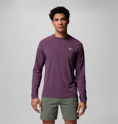 Men's PFG Wild Cast Sun Shirt, Color: Dusty Purple, image 9