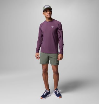 Men's PFG Wild Cast Sun Shirt, Color: Dusty Purple, image 10