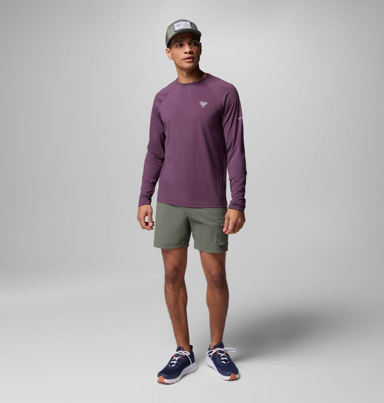 Men's PFG Wild Cast Sun Shirt, Color: Dusty Purple, image 2